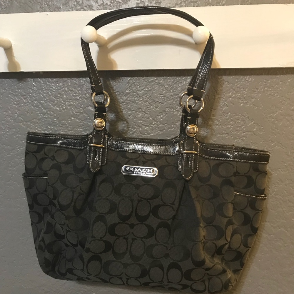 Authentic Black Coach Bag